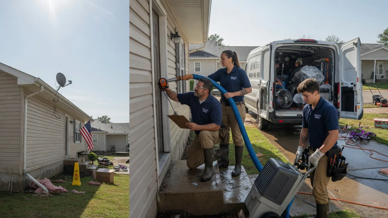 Ceiling Water Damage Restoration in Randolph, TX near me